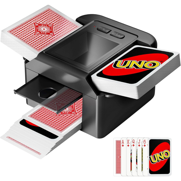 Automatic Dual Mode Card Shuffler w/ USB-C Rechargeable Battery