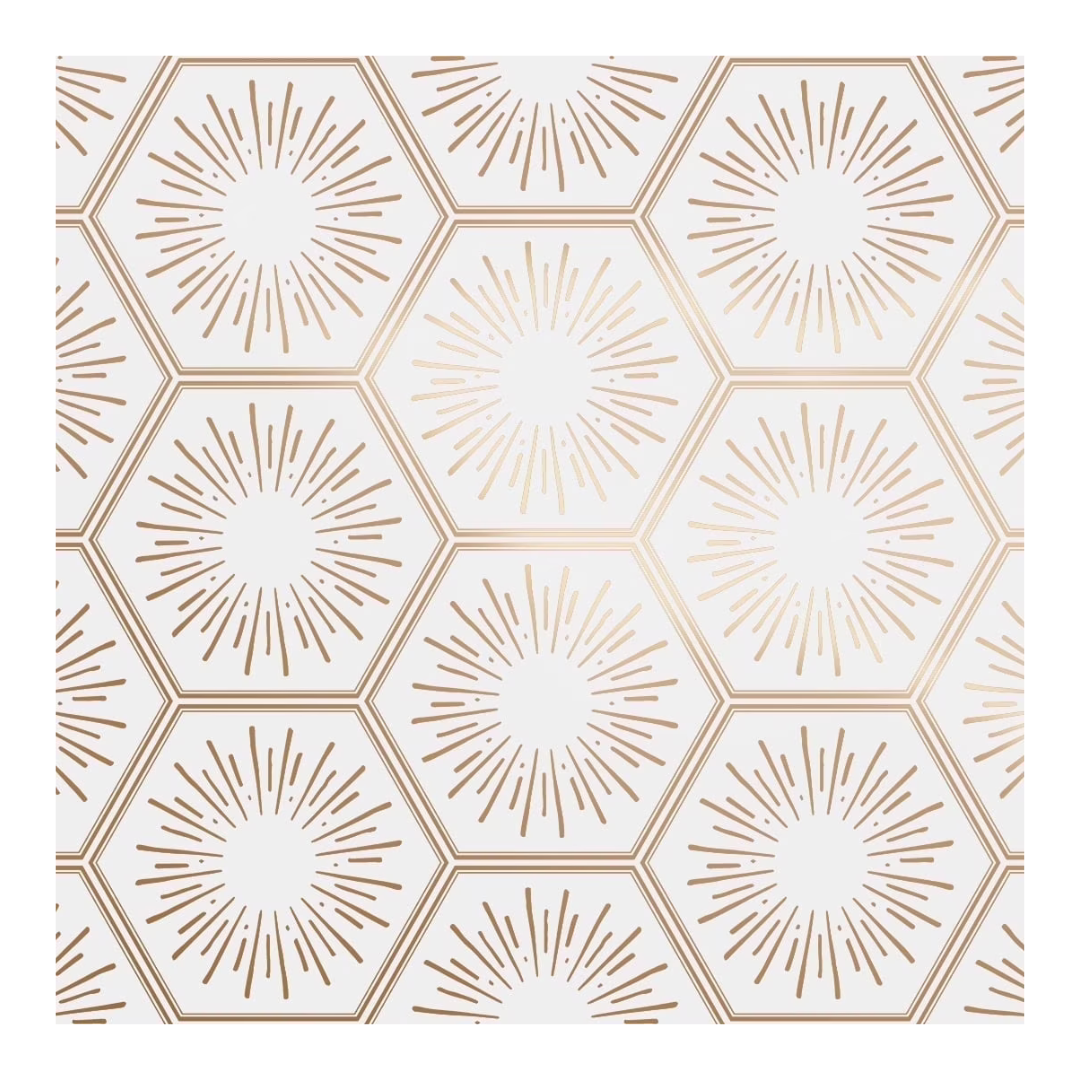 Tempaper 20.5" x 16.5' Hello Sunshine Metallic Gold Peel And Stick Wallpaper