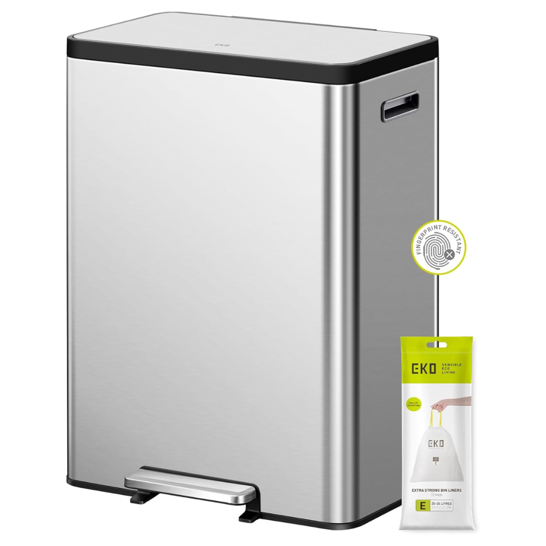 EKO EcoCasa II 36L+24L Dual Trash Can With Recycle Bin