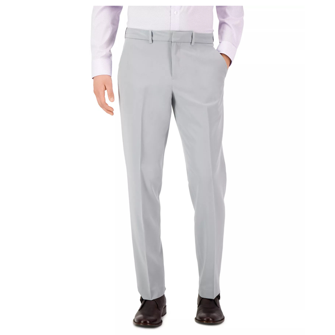Perry Ellis Portfolio Men's Modern-Fit Stretch Solid Resolution Pants