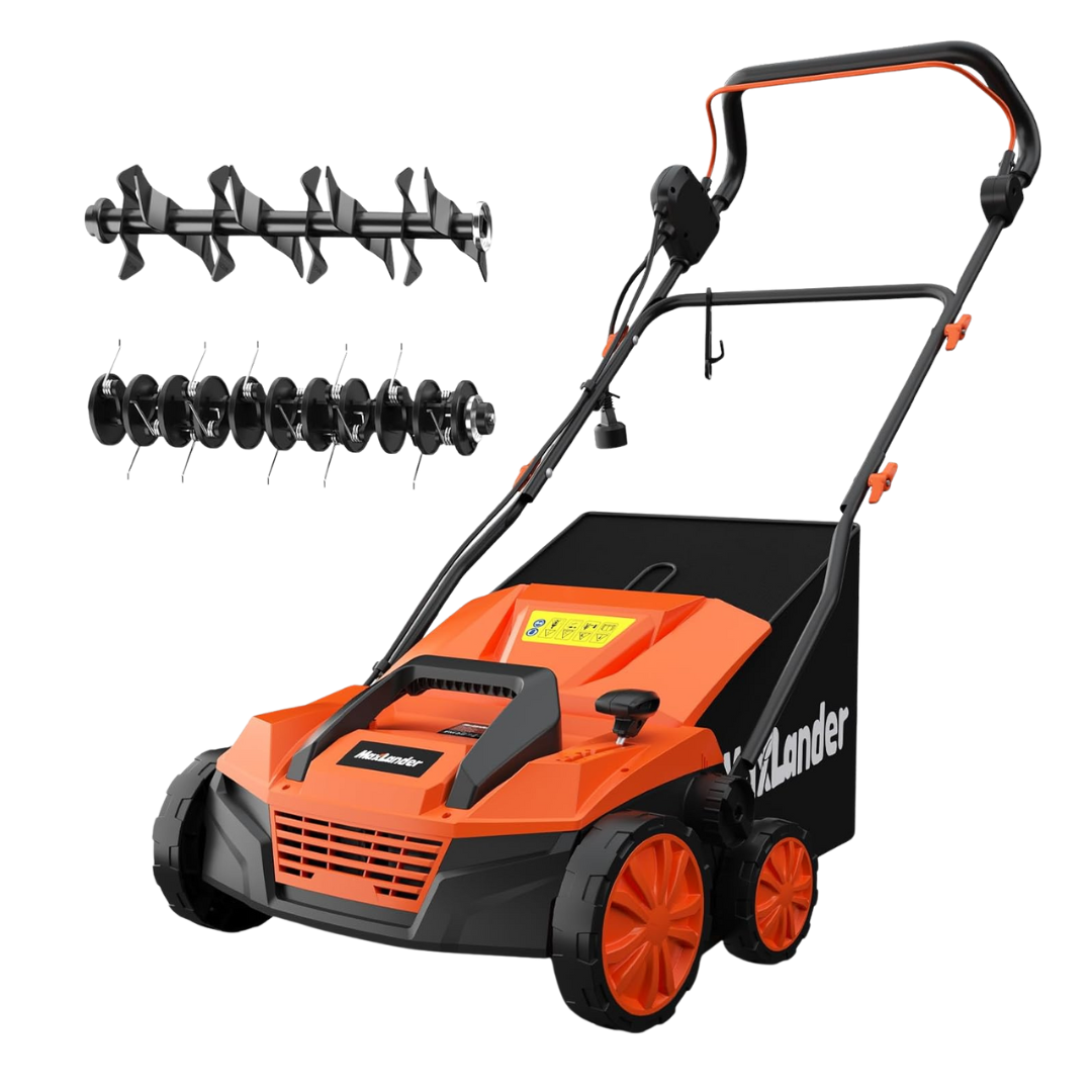 Maxlander 2-In-1 Electric Dethatcher And Scarifier