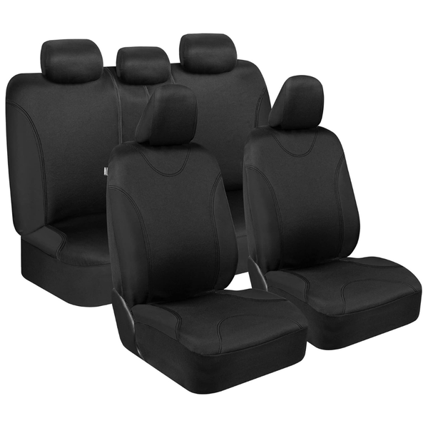 BDK Black Car Seat Covers Full Set