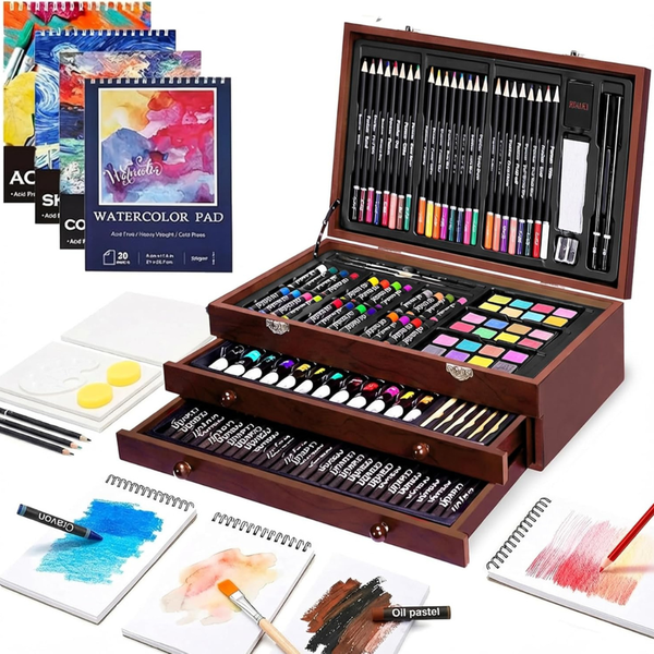 194-Piece Cool Bank Deluxe Art Set
