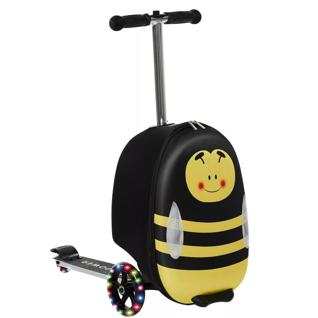 GoPowerBike GoVoyage 2-in-1 3-Wheel Kids Luggage Scooter