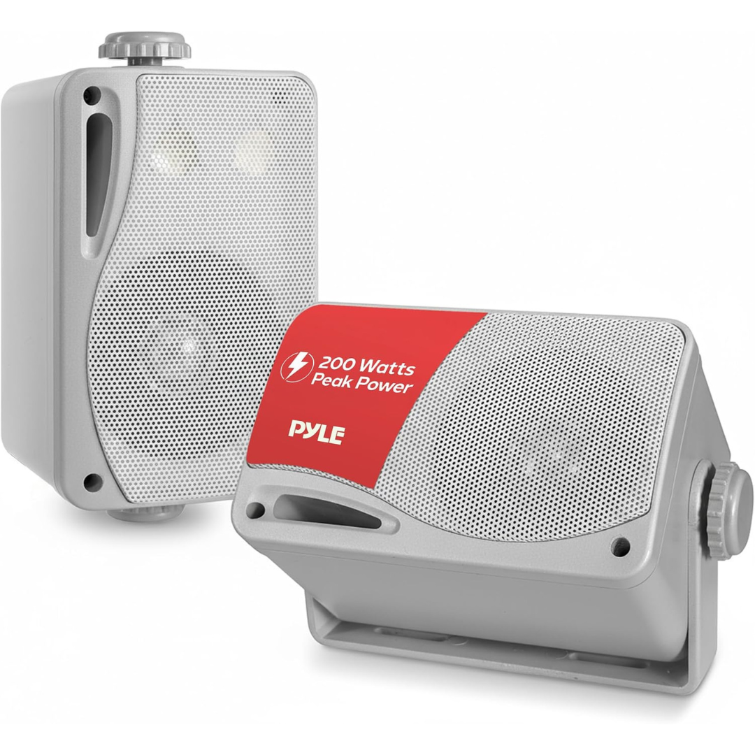 Pyle 3-Way Waterproof 3.5" 200 Watt Dual Speaker