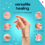 1.6" x 60"/120" Medical-Grade Silicone Scar Sheets Roll