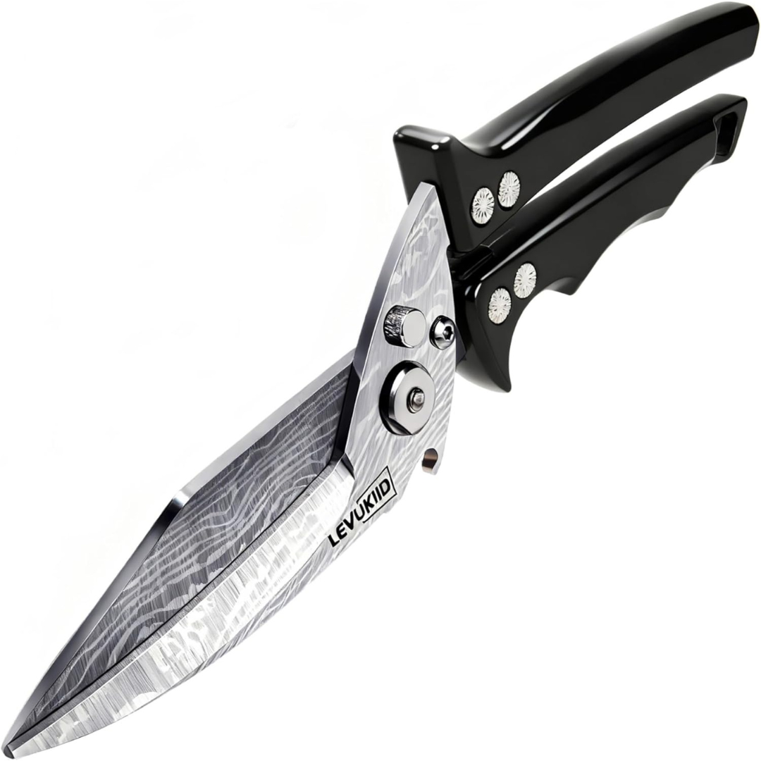 Professional Damascus Heavy Duty Kitchen Scissors