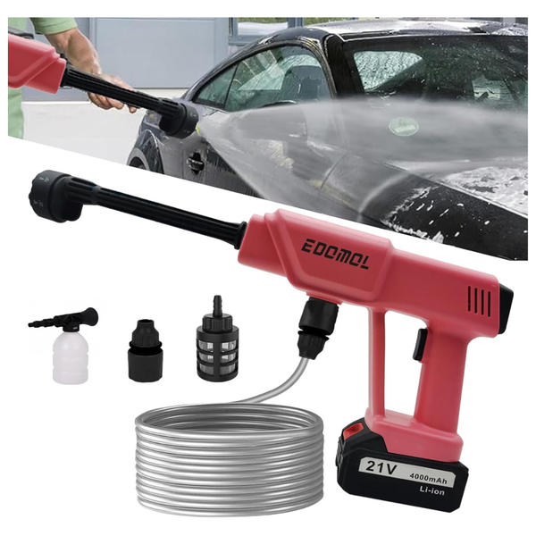 Portable Cordless 21V Battery Power Pressure Washer