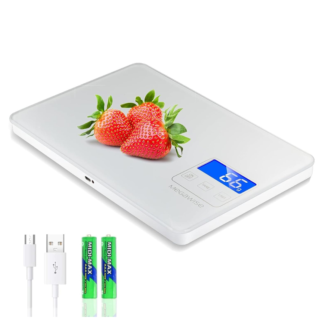 33Lb MegaWise Rechargeable Precision Digital Food Scale