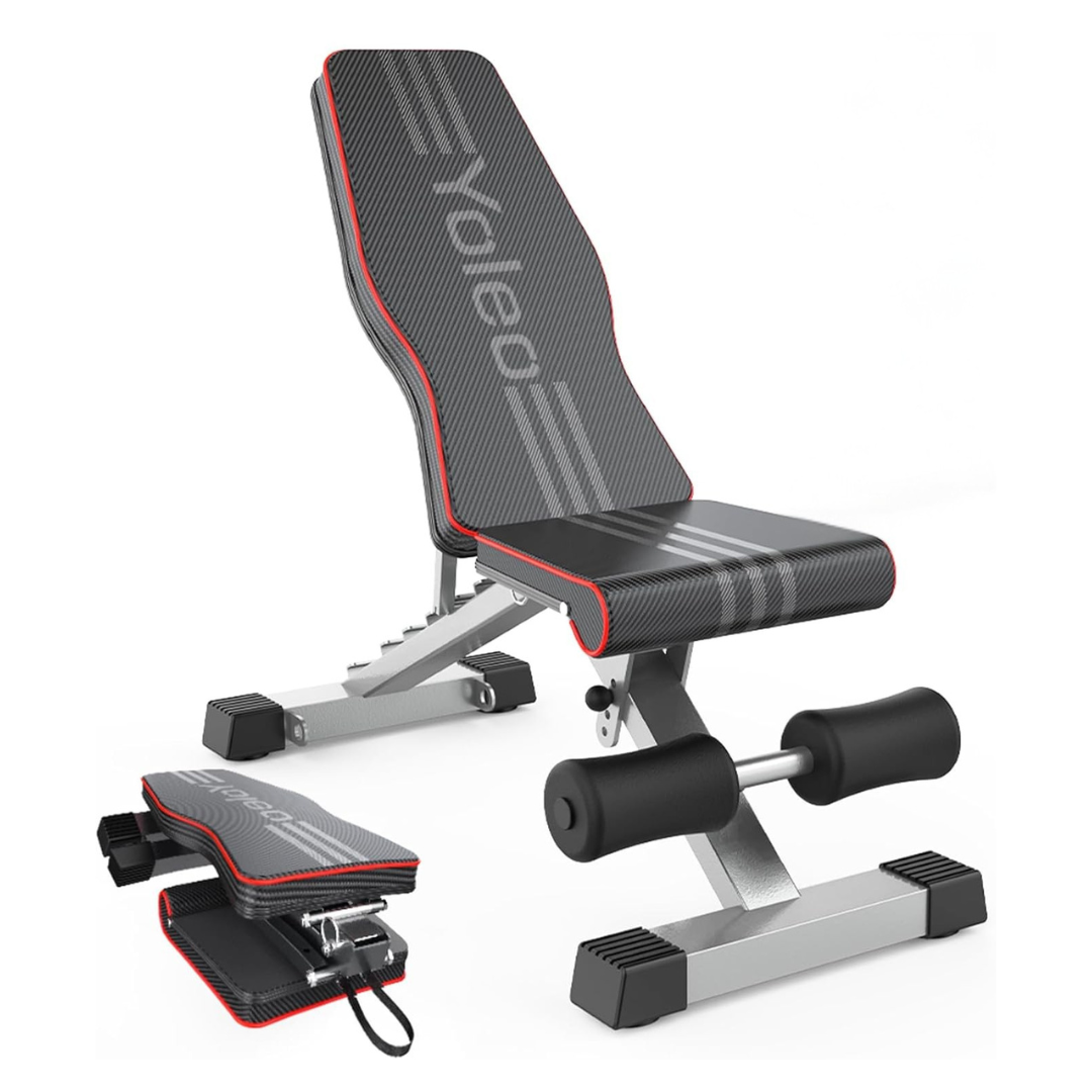 Adjustable Weight Foldable Bench Press For Full Body Workout