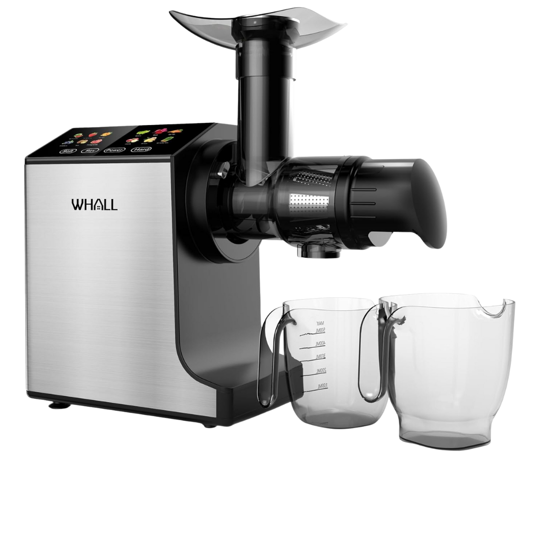 Whall Professional Masticating Stainless Slow Juicer Machine