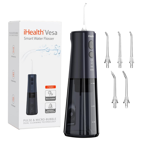 iHealth IPX7 Waterproof VESA Gentle Smart Water Flosser
