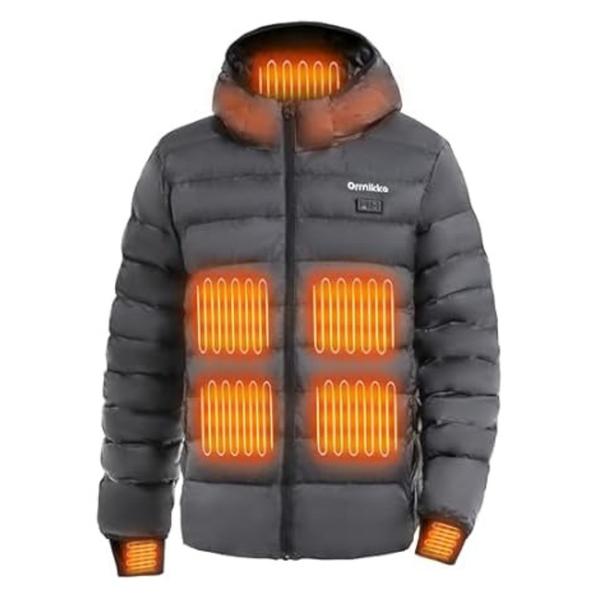 Men's Heated Jacket With Battery Pack 12V 20000mAh
