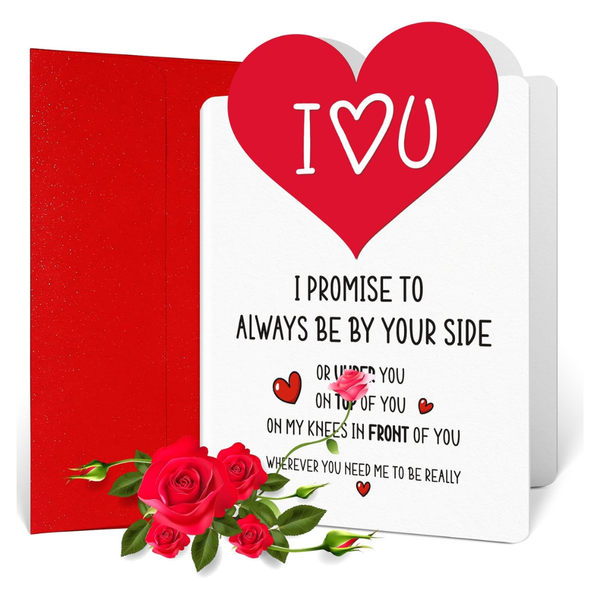 Men's Funny Valentines Day Gift Card