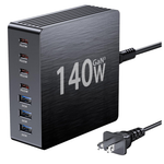 140W GaN III 7-Port USB C Charger Block