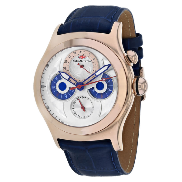 Seapro Men's SP0133 Chronoscope White Dial Watch