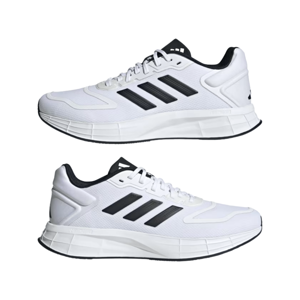 adidas Men's Duramo 10 Running Shoes (White/Black/White)