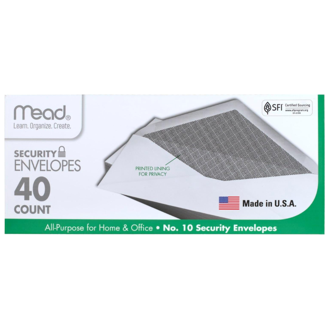 40-Count Mead #10 Envelopes