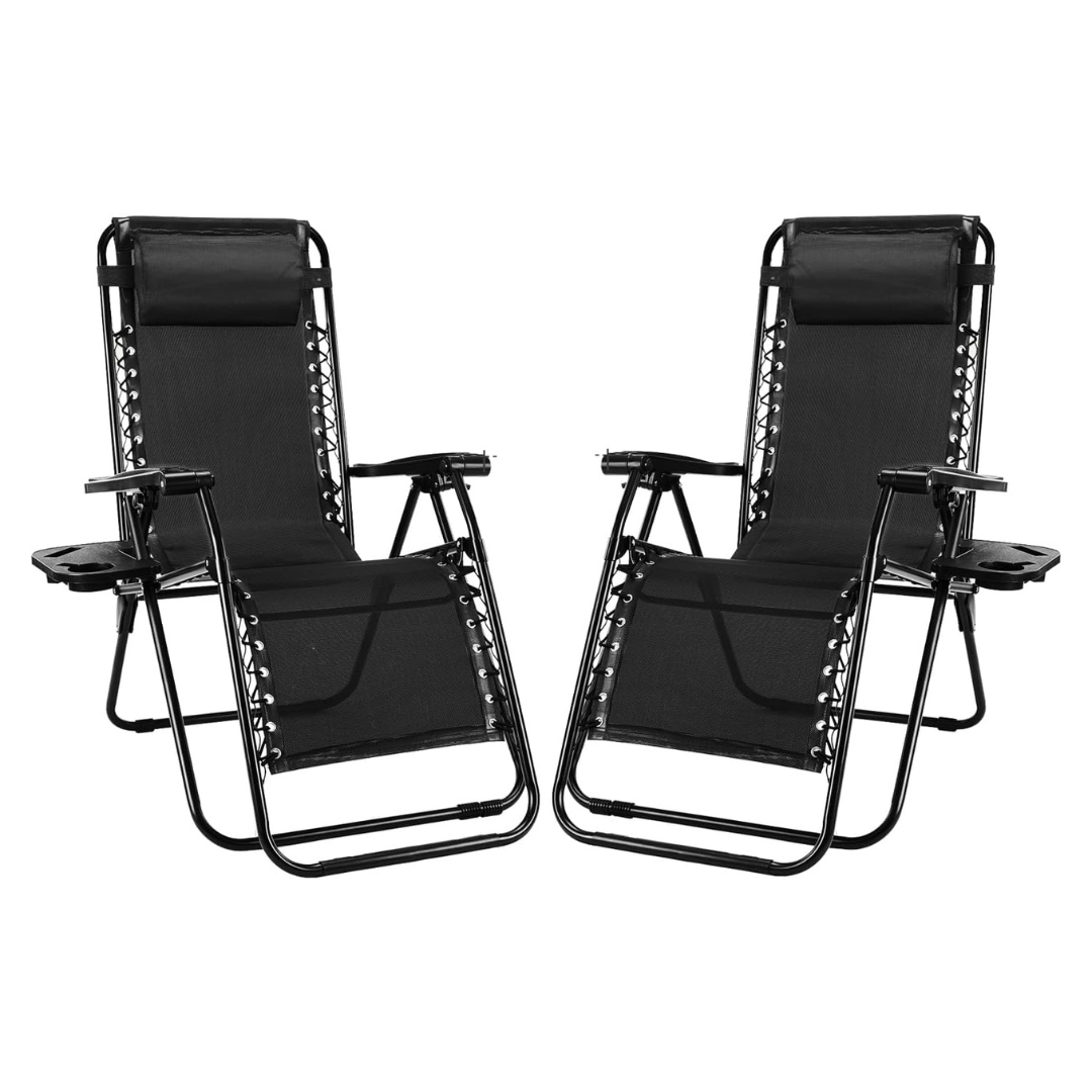 NEWBULIG Set Of 2 Zero Gravity Chairs