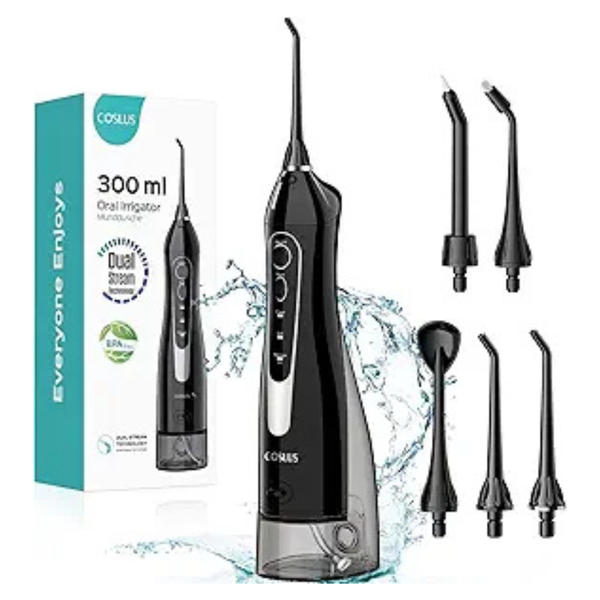 Coslus Professional Portable Rechargeable Cordless Water Flosser