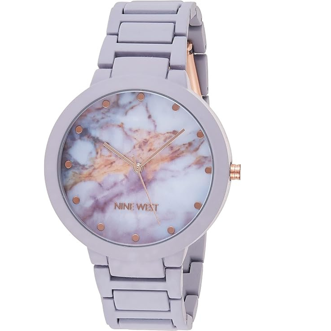 Nine West Women's 40 mm Rubberized Bracelet Watch