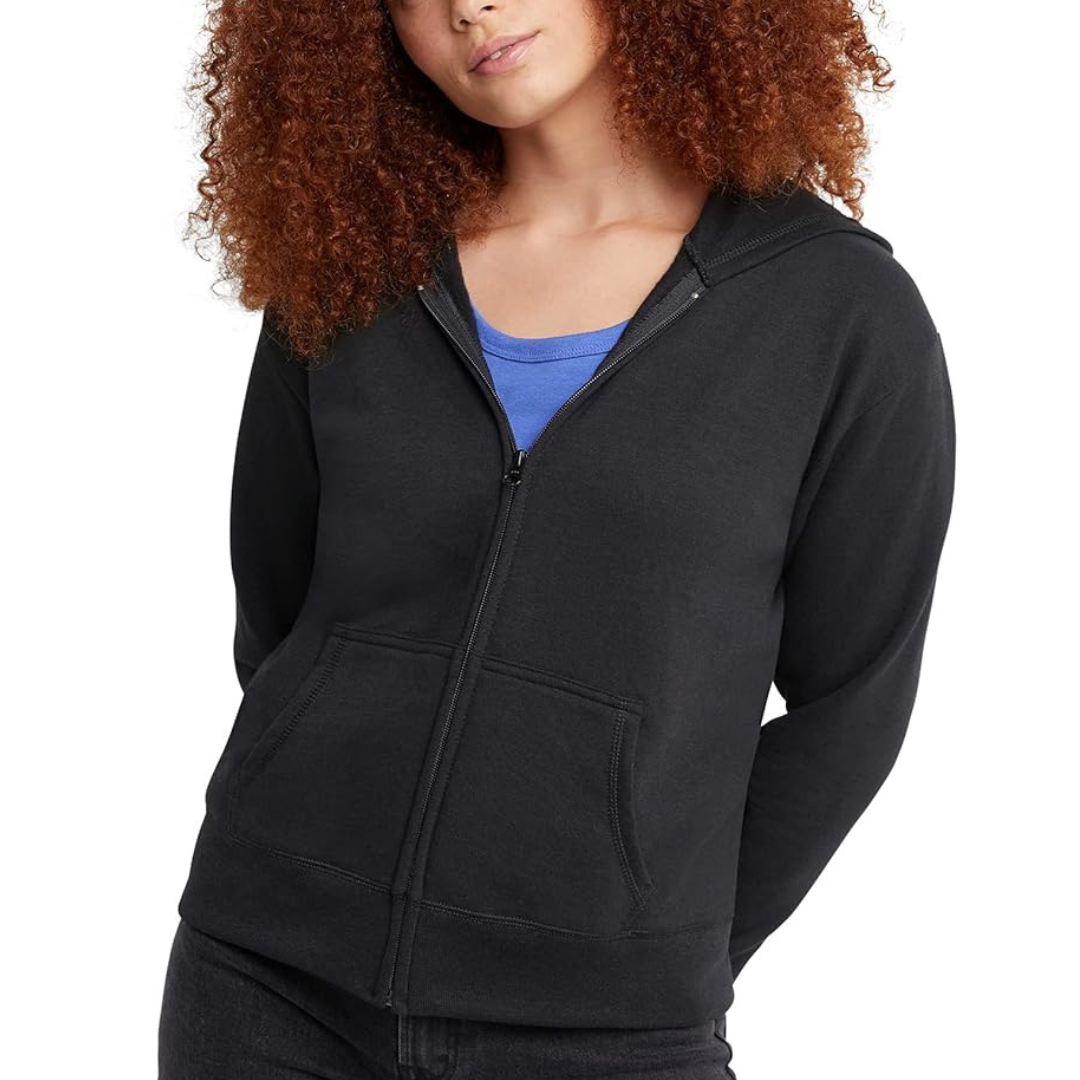 Hanes Women's EcoSmart Full-Zip Hoodie Sweatshirt (Various)