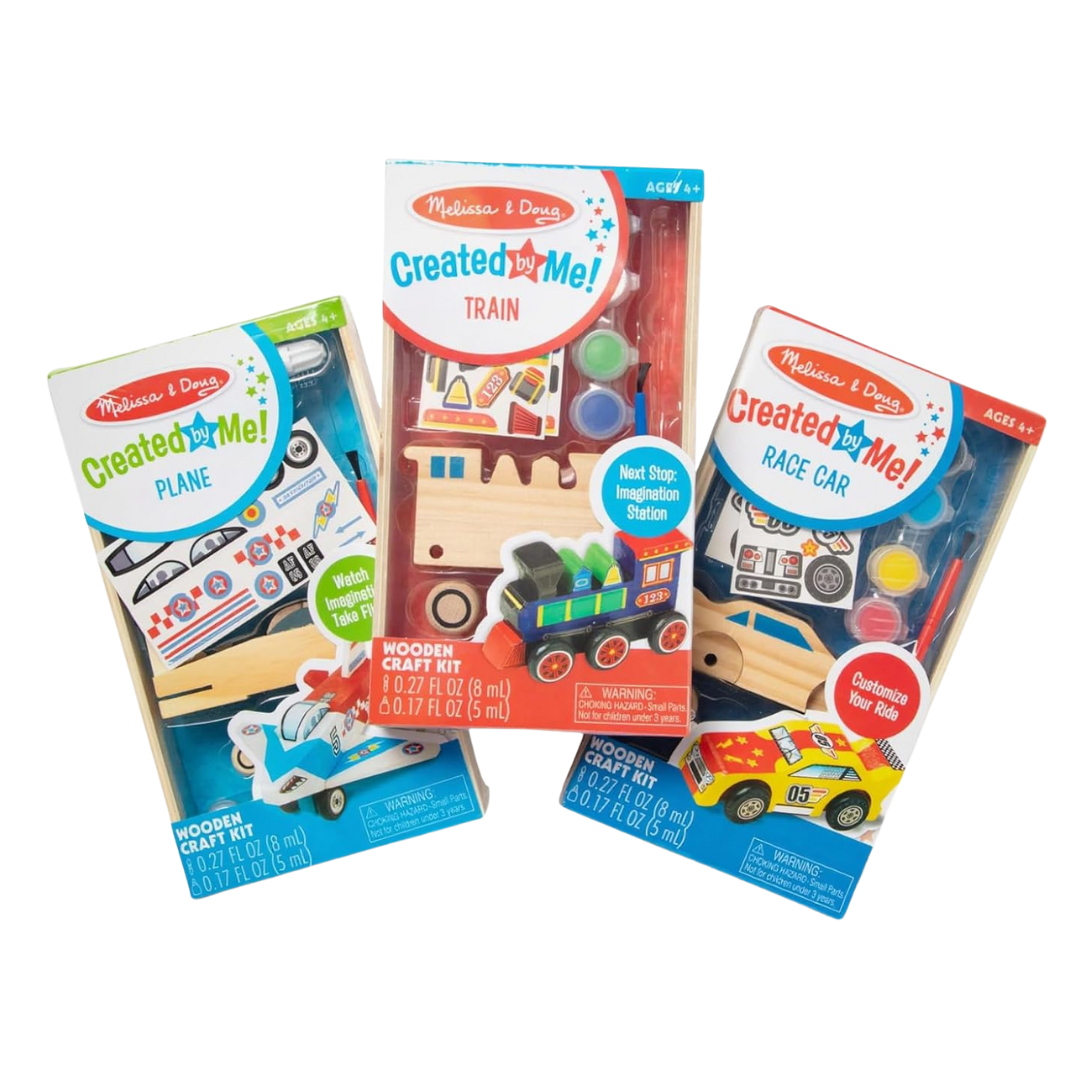 Melissa & Doug Decorate Your Own Wooden Craft Kits Set