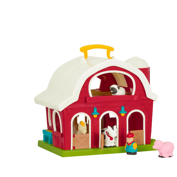 Big Red Barn Animal Farm Playset Educational Learning Toy