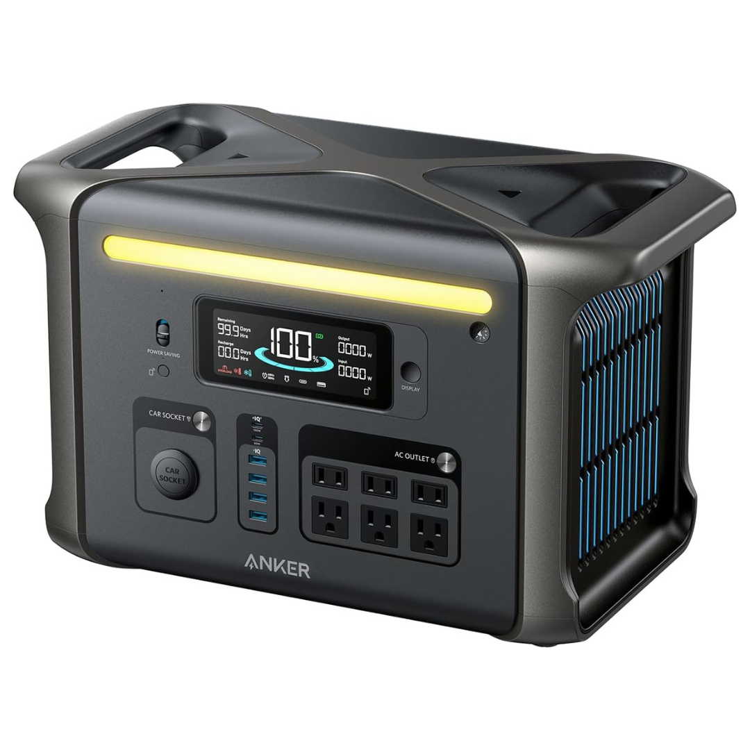 Anker Solix F1500 Portable Power Station 1800W Solar Generator