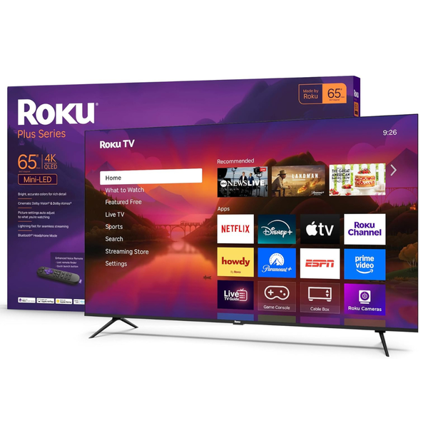 65" Roku Class Plus Series Smart QLED Mini-LED 4K Roku HDTV