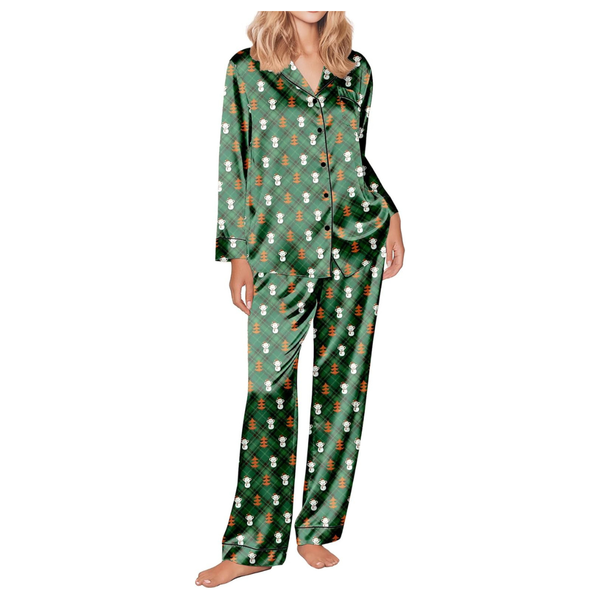Ekouaer Women's Silk Satin Loungewear Set (Various)