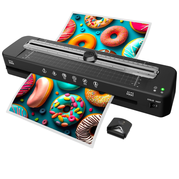 13" Laminator 11'x17' Machine Built-in Paper Cutter & Corner Rounder