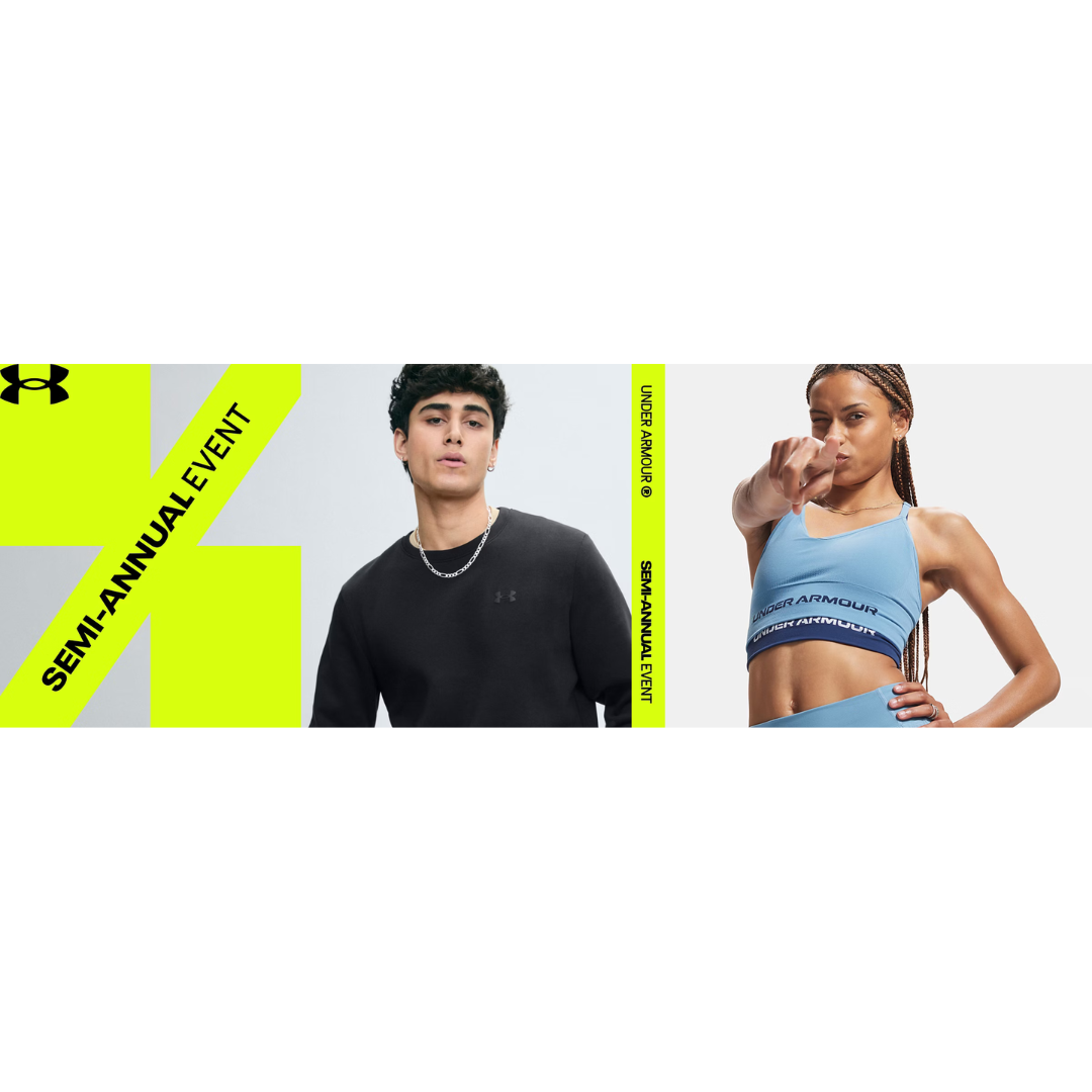 Semi Annual Event: Extra 50% Off + Extra 15% Off At Under Armour