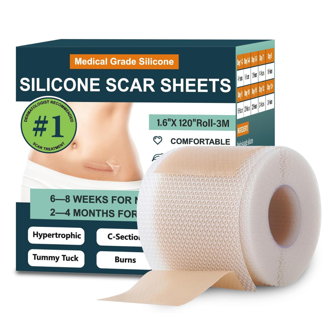 Silicone Scar Tape (1.6"x 120" Roll-3M)