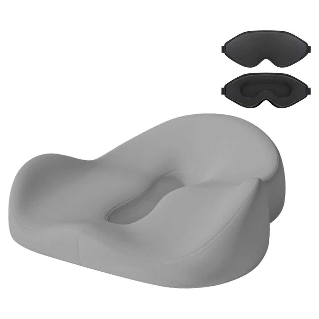 Base & 3D Sleep Mask Memory Foam Seat Cushion