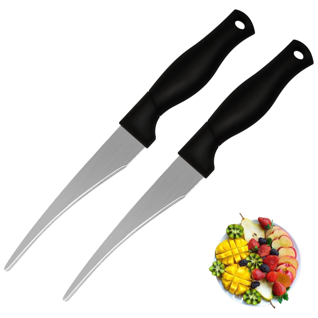 2-Pack Professional Stainless Steel Chef Knife With Handle