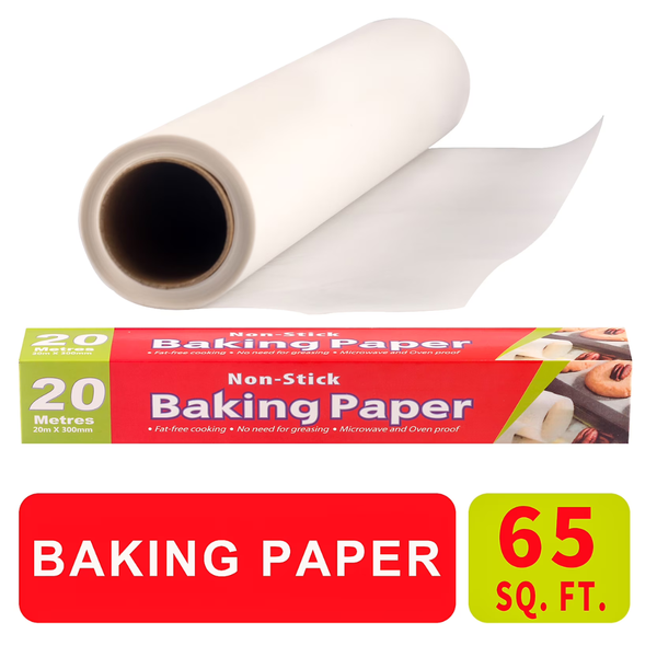 12" x 66 ft Non-Stick Kitchen Parchment Paper Roll