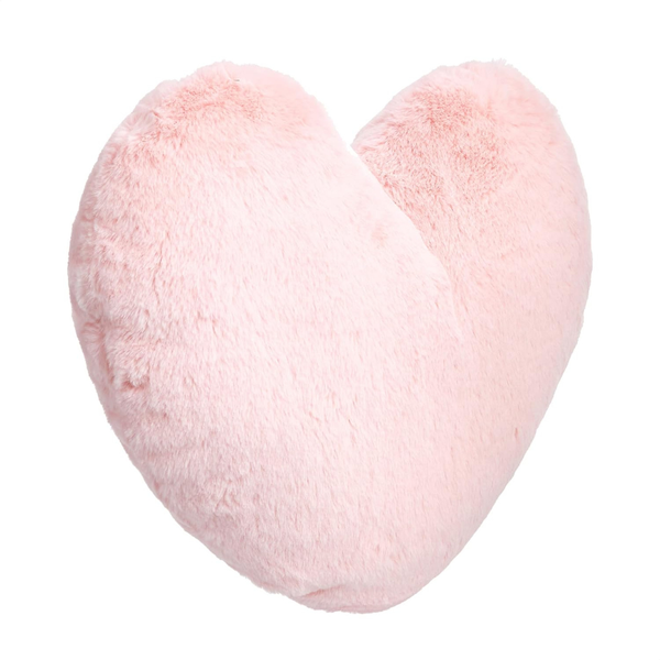 Amazon Basics 10.5" x 4" Kids Pink Heart Throw Pillow