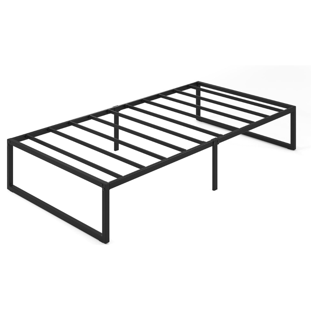 Zinus Lorelei 14 Inch Metal Platform Bed Frame, Steel Slat Support, Twin