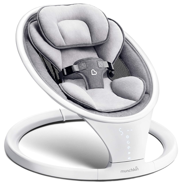 Bluetooth Enabled Lightweight Baby Swing W/ Natural Sway