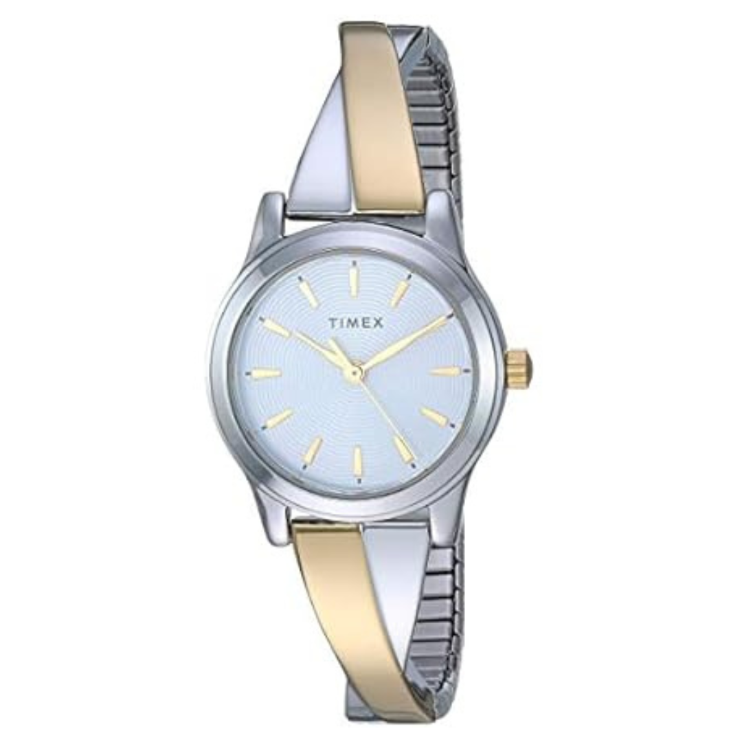 Timex Women's 25mm Stretch Bangle Crisscross Watch
