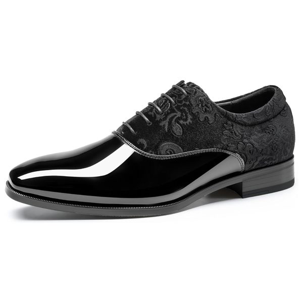 Men's Black Oxford Dress Classic Formal Tuxedo Shoes
