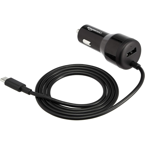30W USB Car Charger With 1 USB-C (18W) Cable