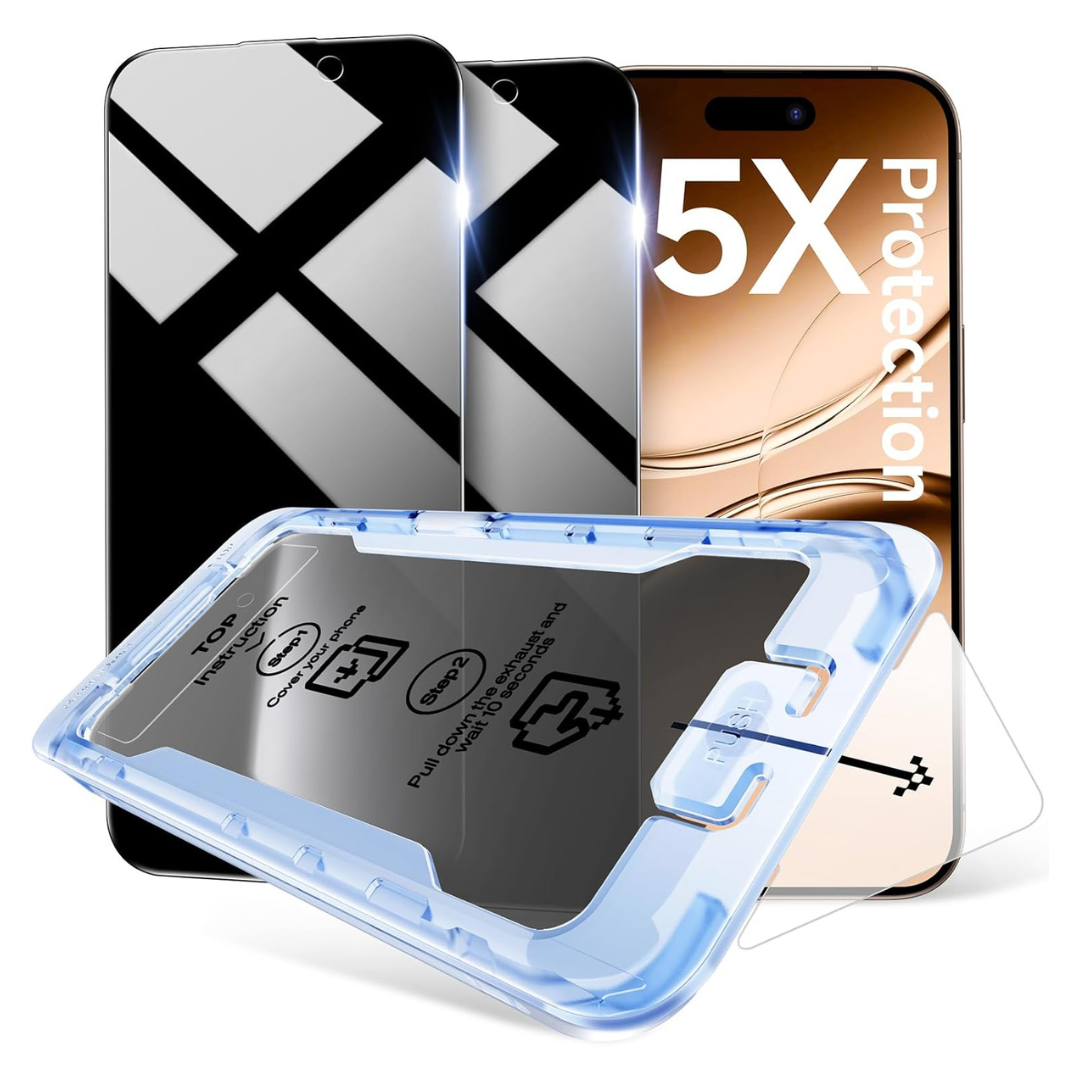 2-Pack Privacy Screen Protector For iPhone 16 Pro Max
