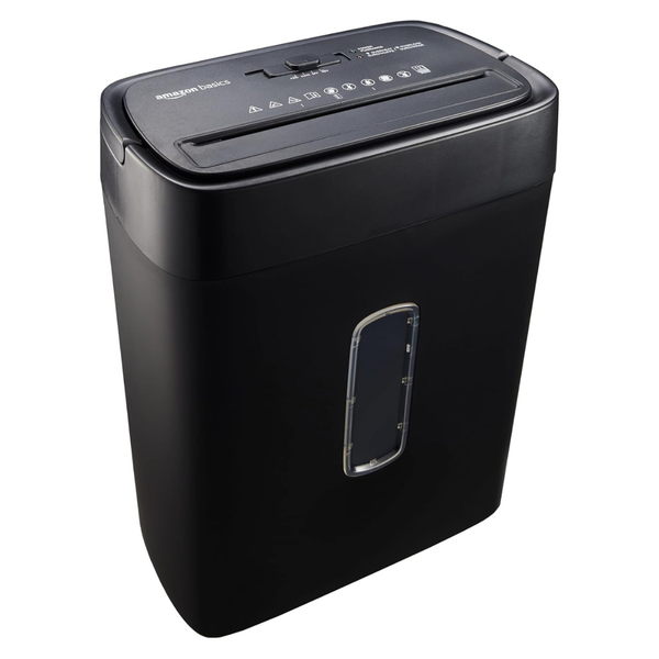 Amazon Basics Cross Cut Paper And Credit Card Shredder, 12 Sheet
