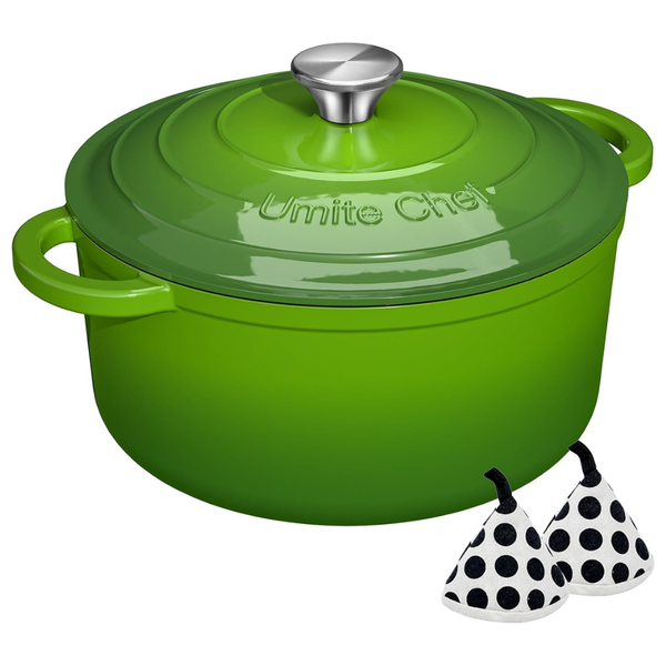 5 Qt Enameled Cast Iron Dutch Oven With Lid