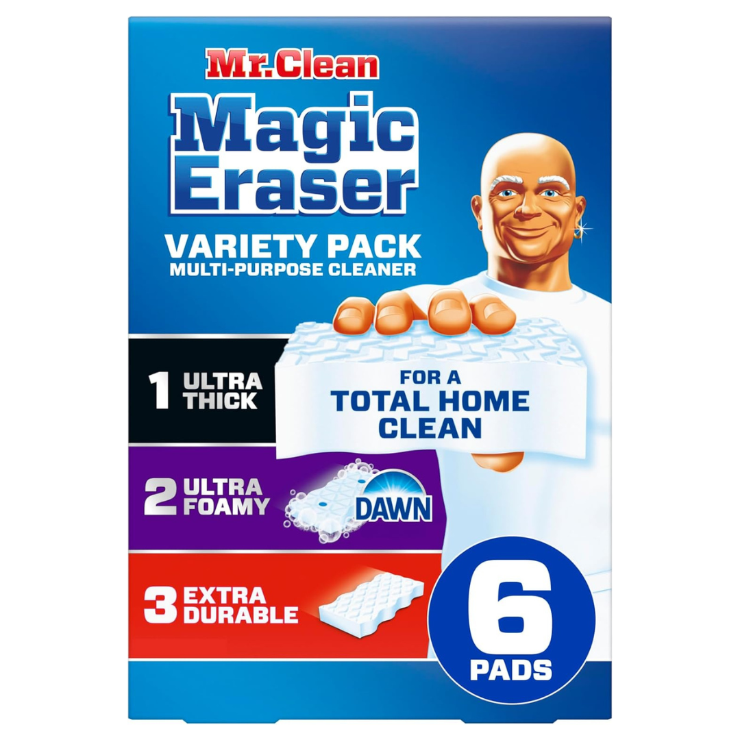 6-Count Mr. Clean Magic Eraser Sponge Variety Pack