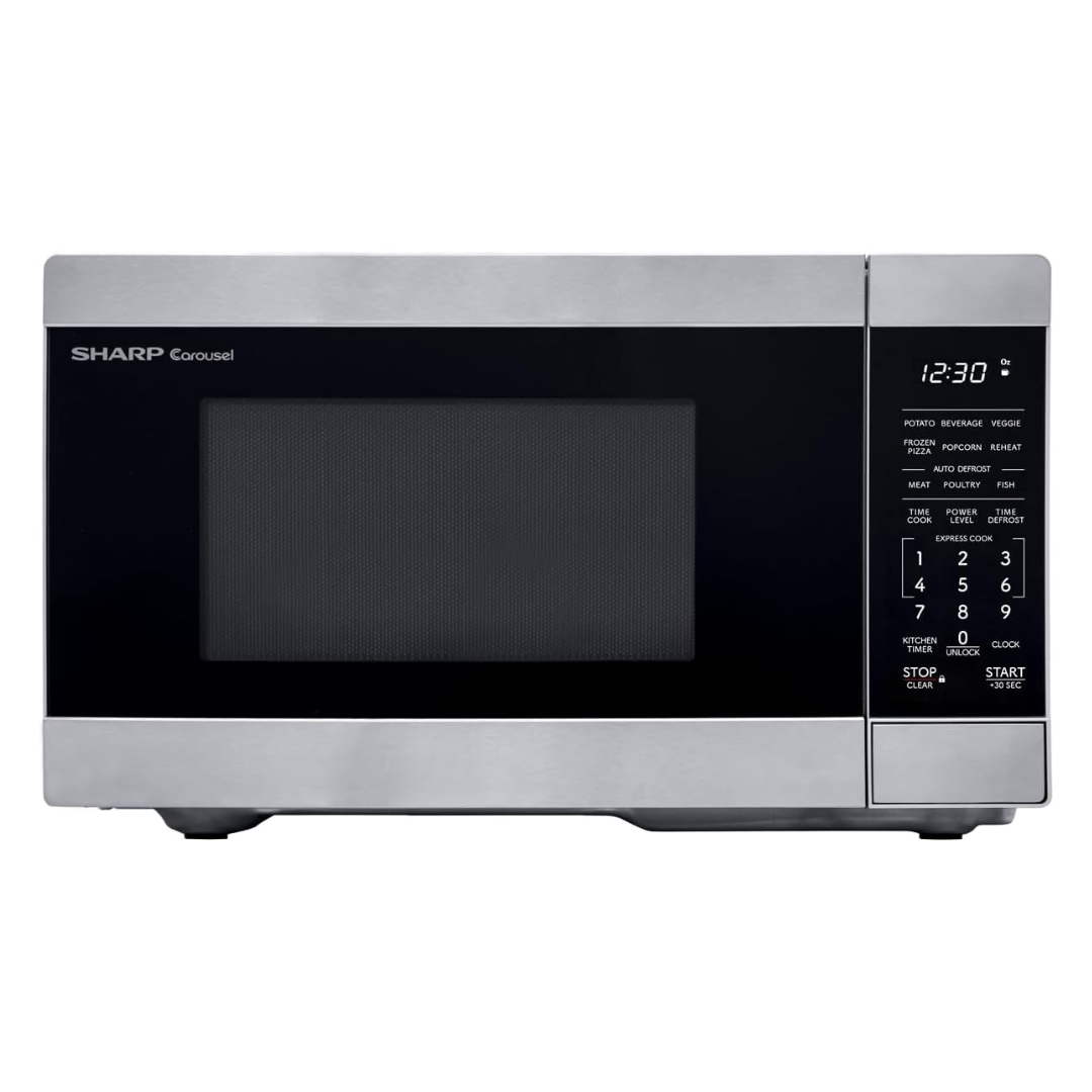 SHARP Compact Countertop Microwave Oven (0.7 Cu Ft)