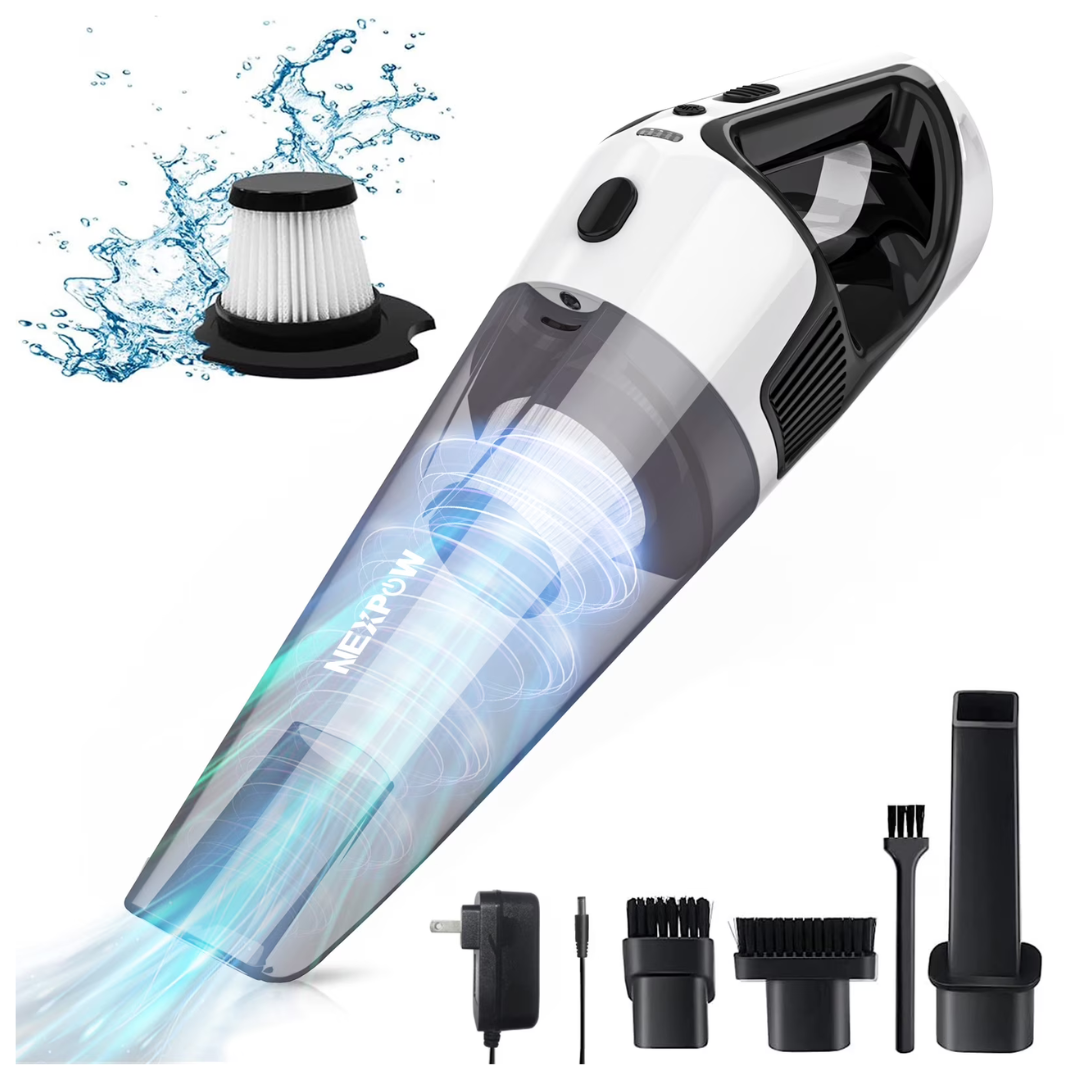 NEXPOW 10,000Pa Cordless Handheld Car Vacuum