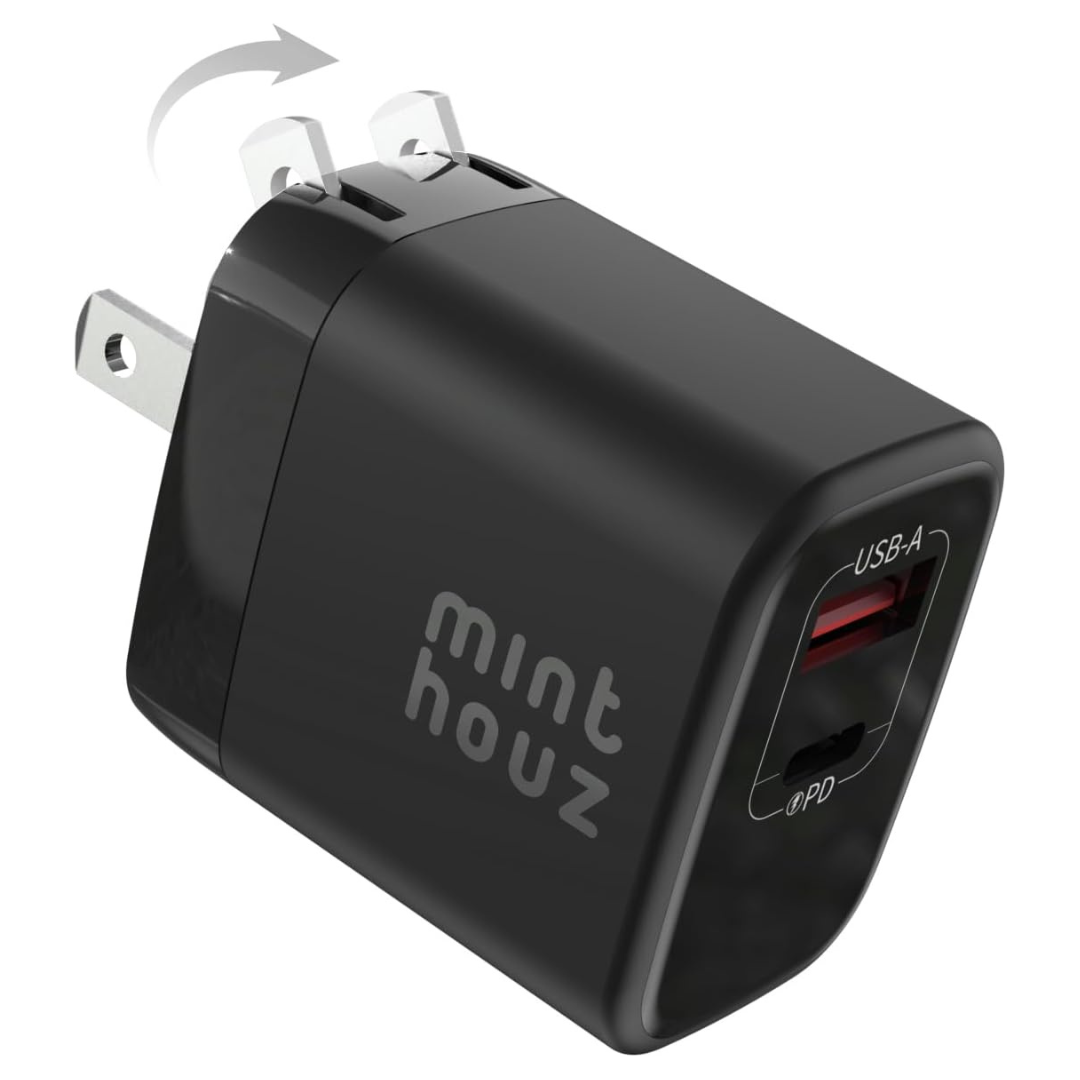 35W GaN Nano USB C Fast Charging Charger with Foldable Plug